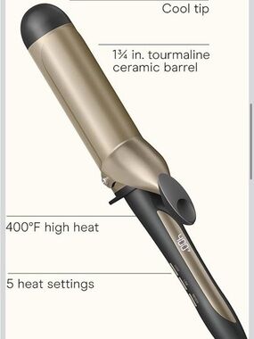 NIB Conair Infiniti Pro 1¾" Tourmaline Ceramic Curling Iron